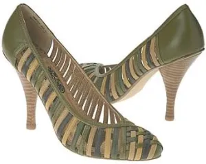 Naughty Monkey Women's Marcie Pump,Green,9.5 M
