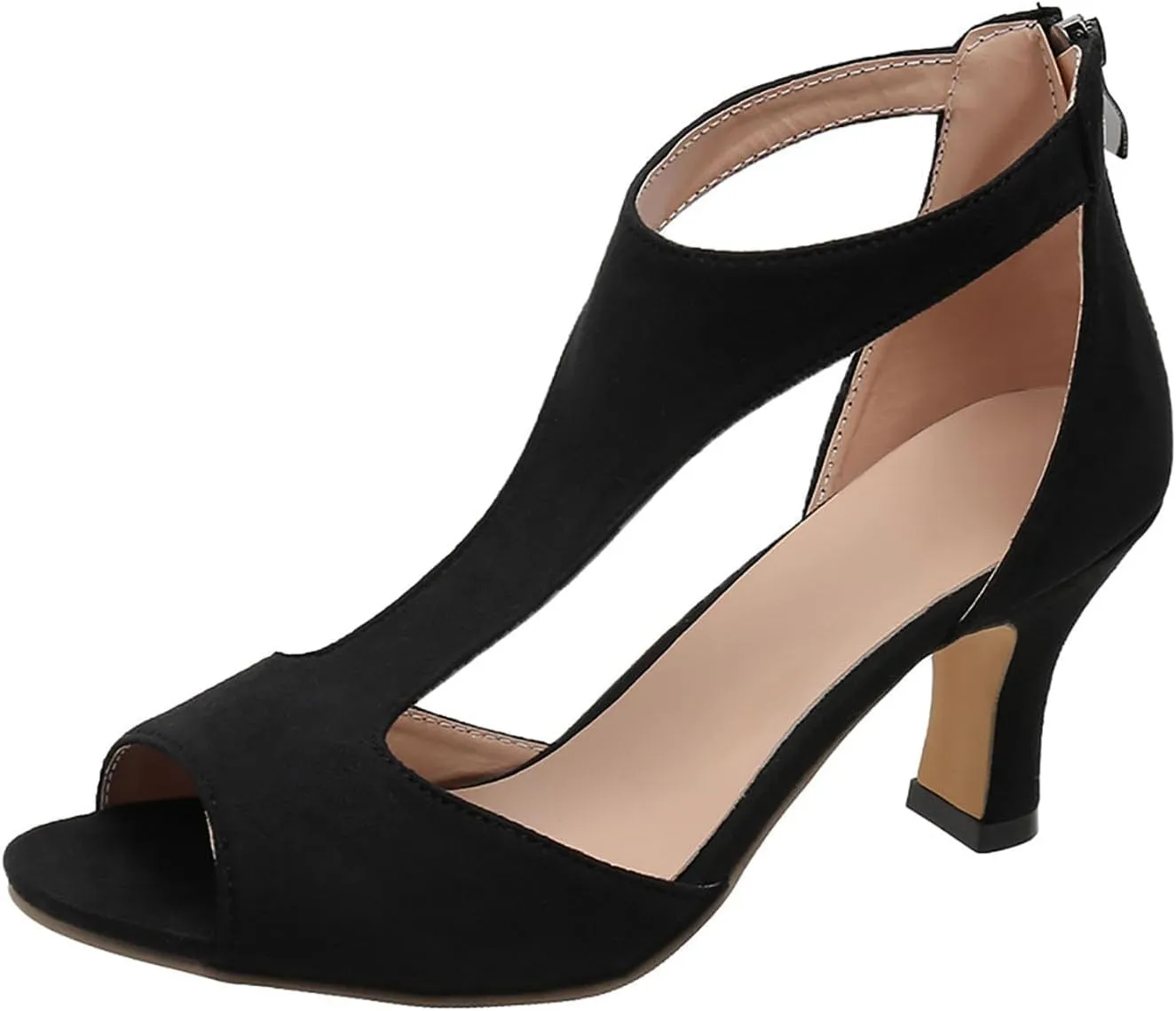 Nevriz Orthopedic High Heels for Women, Comfoheels Orthopedic High Heels, Dressy Pumps Outdoor Shoes, Open Toe Sandals