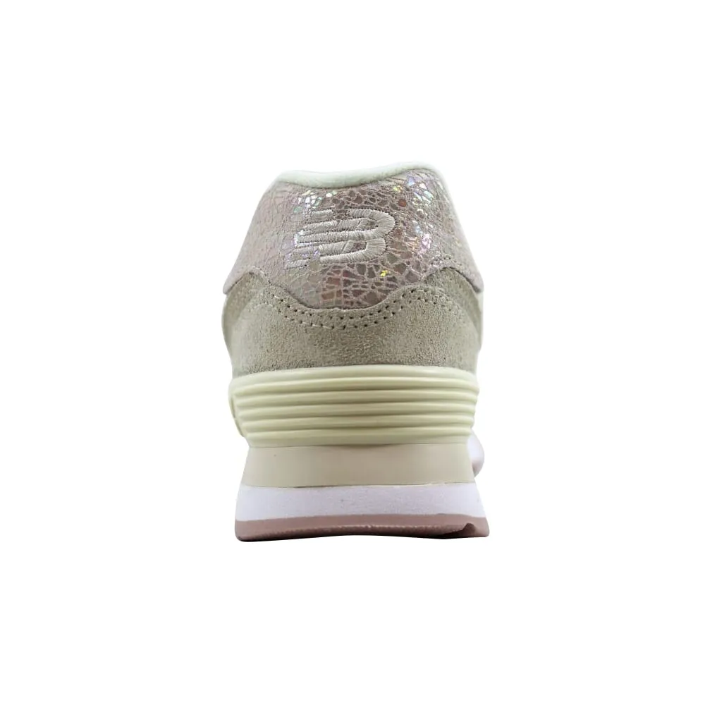 New Balance 574 Angora/Faded Rose-Shattered Pearl WL574CIB