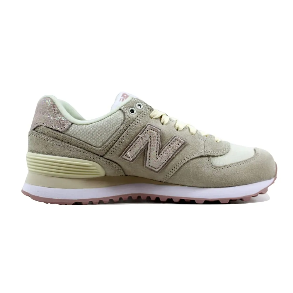 New Balance 574 Angora/Faded Rose-Shattered Pearl WL574CIB