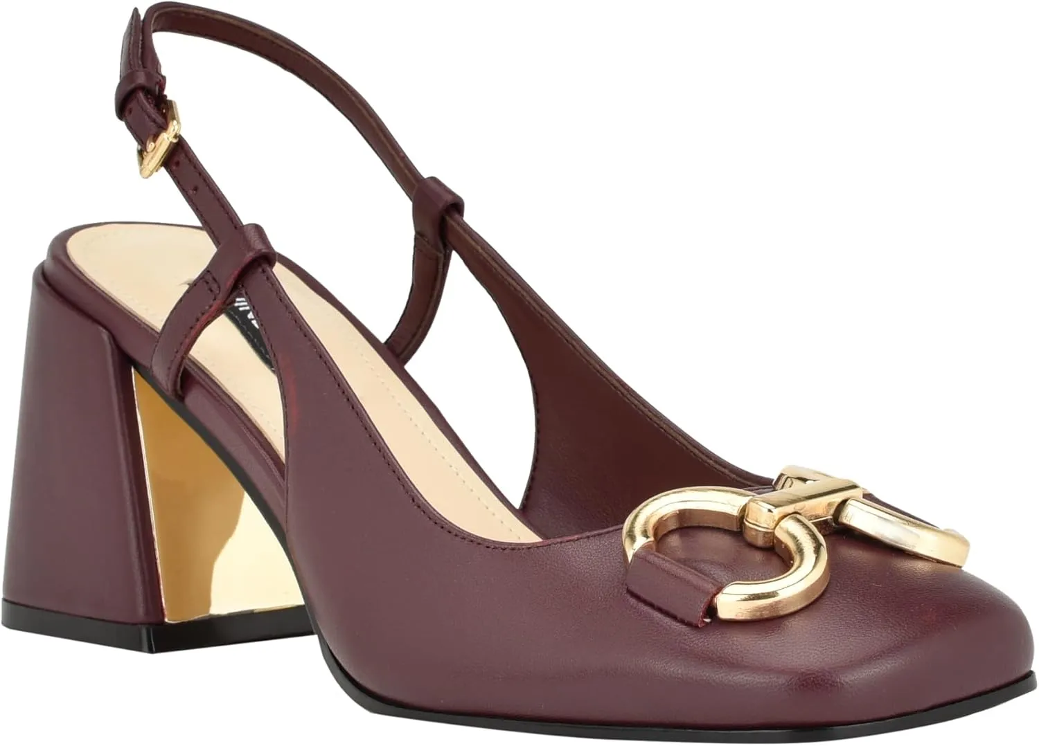 Nine West Women's Cast Block Heel Slingback Pump