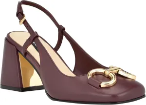 Nine West Women's Cast Block Heel Slingback Pump