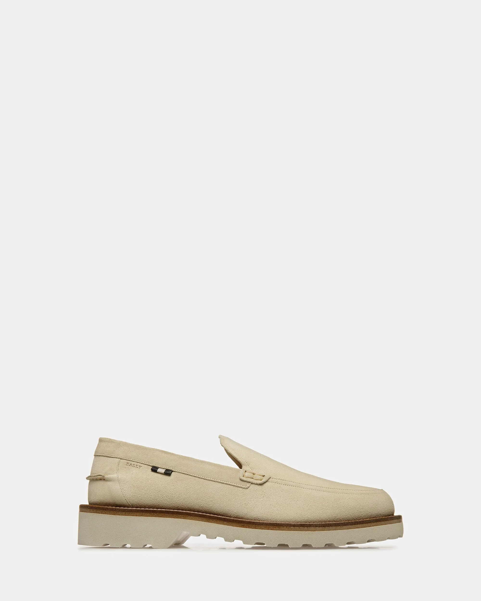 Novald Leather Loafers In Fossil