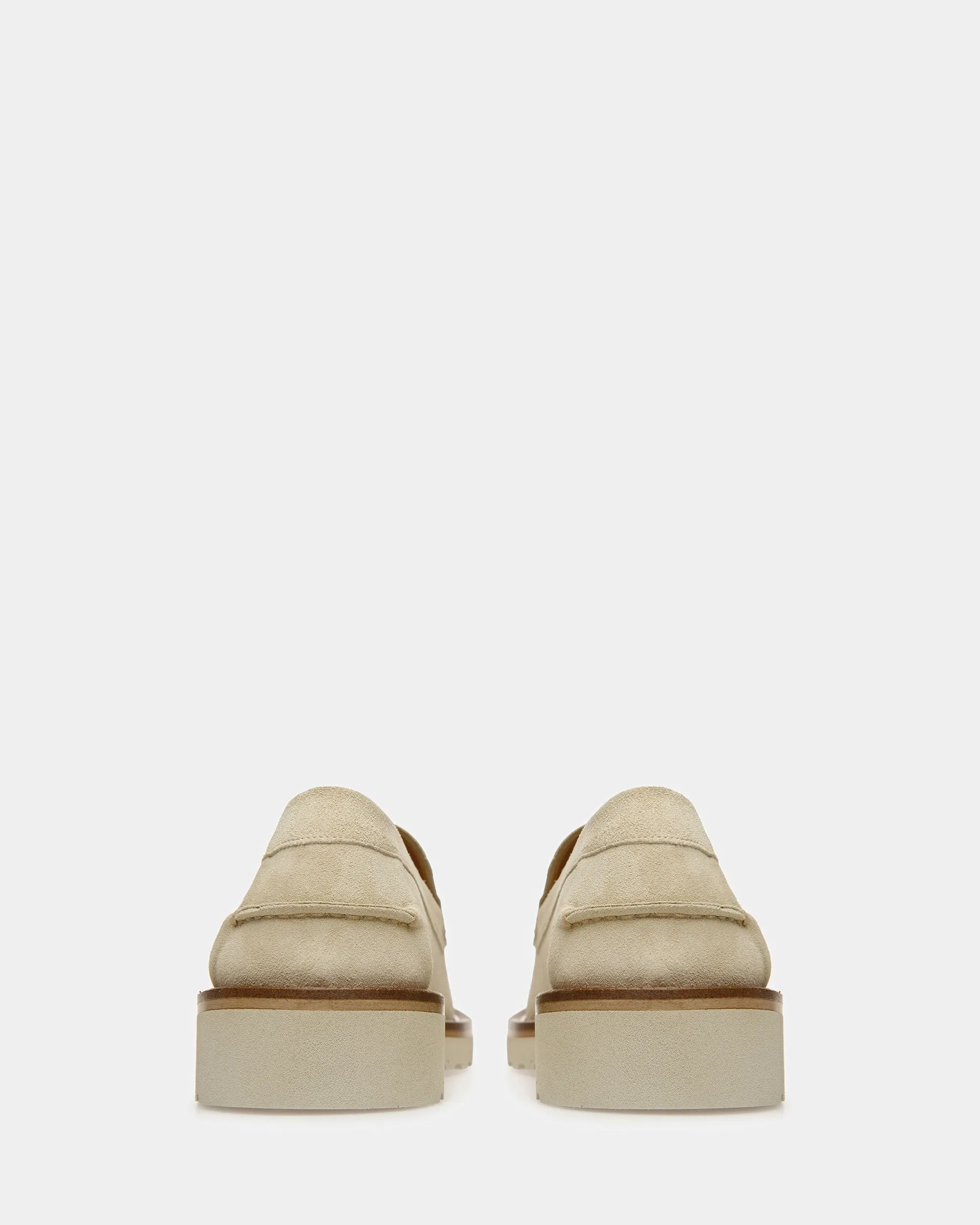 Novald Leather Loafers In Fossil