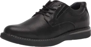 Nunn Bush Men's BAYRIDGE Plain Toe Lightweight Leather LACE-UP Oxford, Black, 9