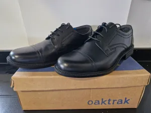 Oaktrak - Black Leather Oxford