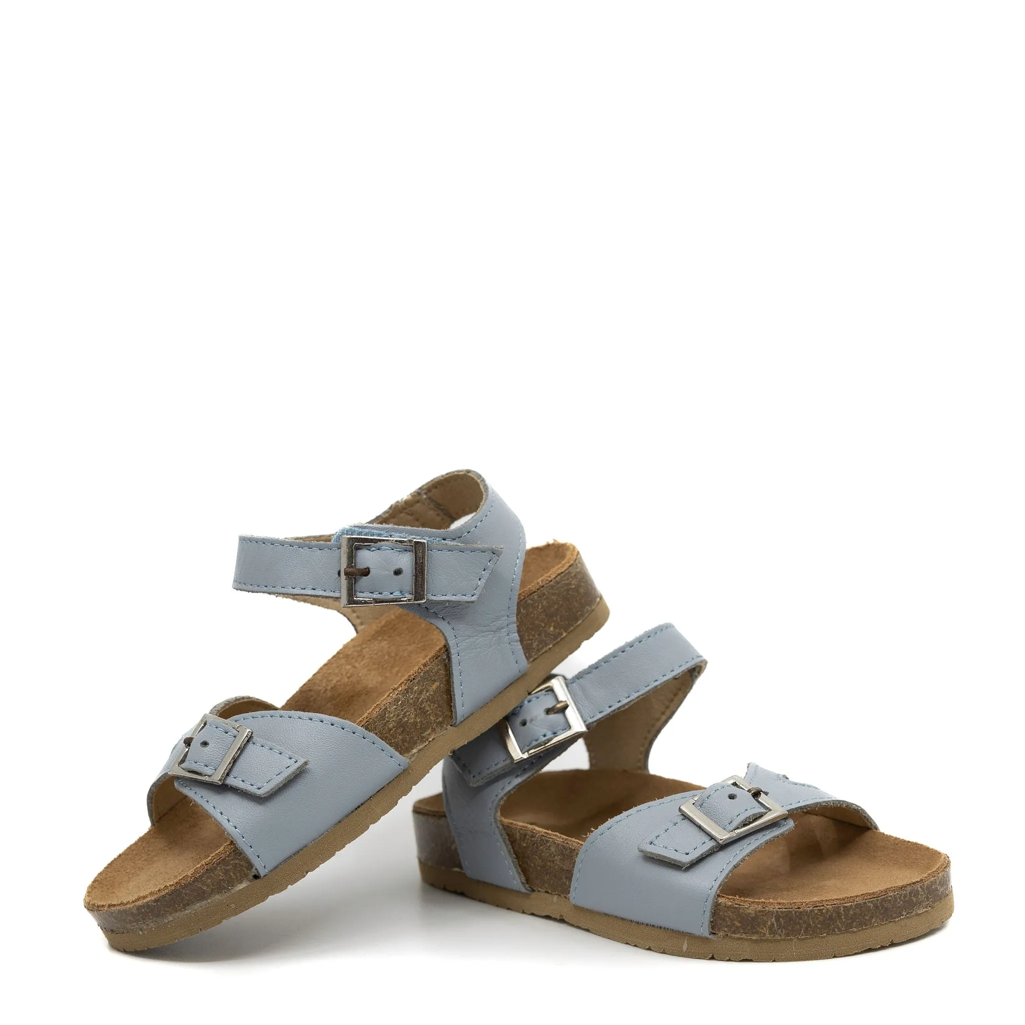Old Soles Dusty Blue Buckle Sandal