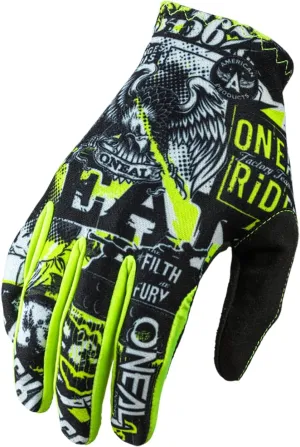 O'NEAL 0391-208 Matrix Unisex-Adult Glove (Yellow, 8)