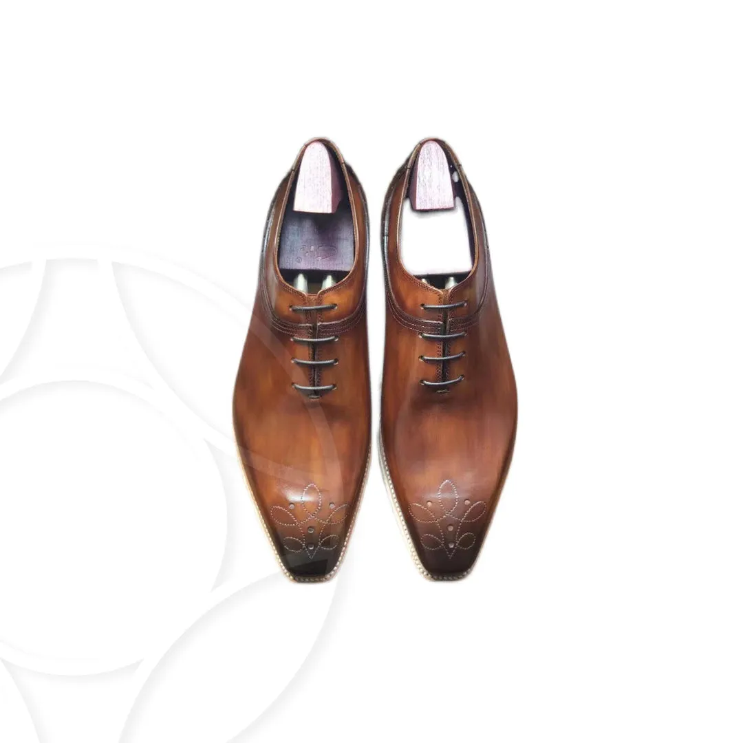 OREN Premium Oxford Handcrafted in Patina Leather