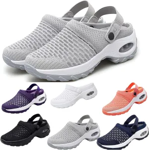 Orthopedic Clogs for Women, Air Cushion Support to Reduce Back and Knee Pressure Orthopedic Womens Walking Shoes