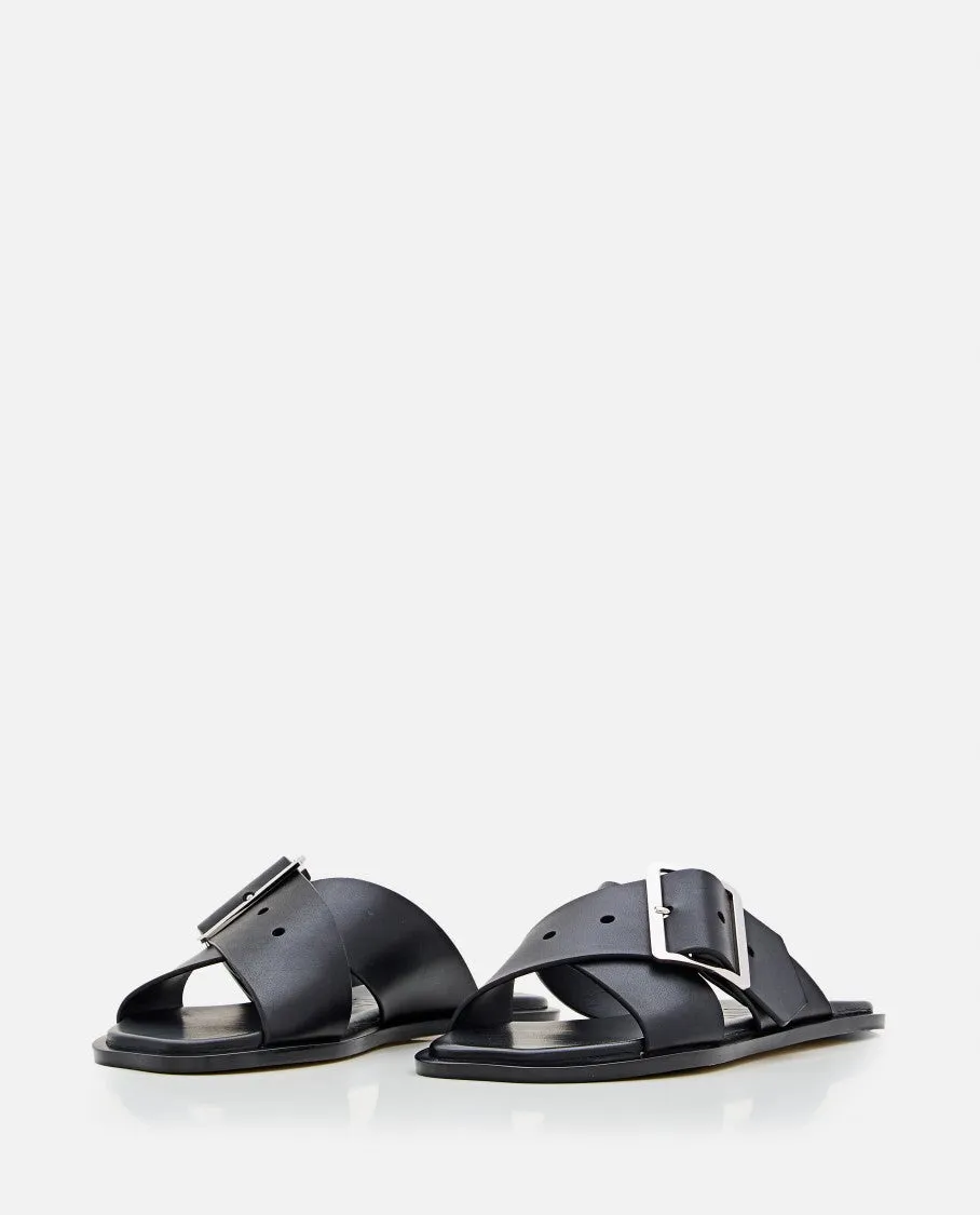 Petal Belt Flat Sandal