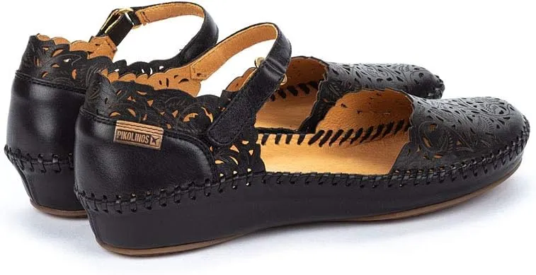 PIKOLINOS Semi-Closed Shoes Leather P. Vallarta for Woman