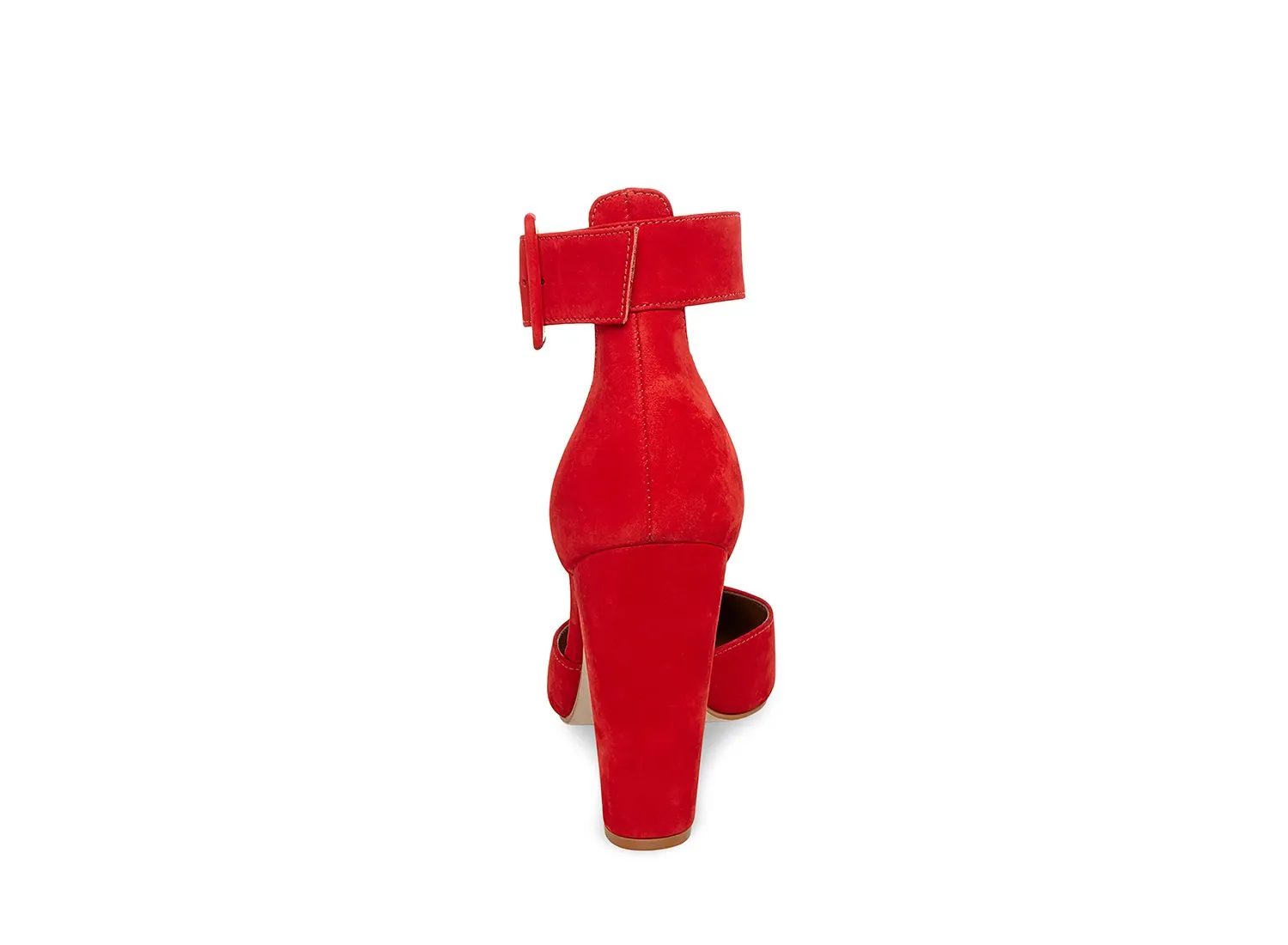 POSTED RED NUBUCK