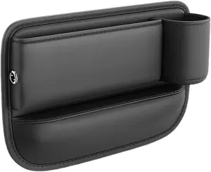 PU Leather Car Seat Gap Bag Case Storage Bag For Auto Console Side Seat Plug Filler Organizer Car Crevice Stowing Tidying Pocket(2)
