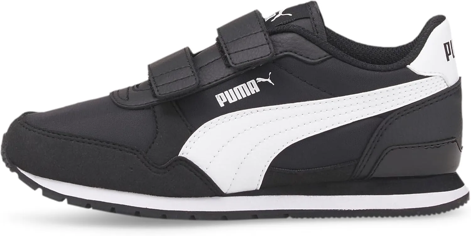 PUMA Unisex-Child St Runner Hook and Loop Sneaker