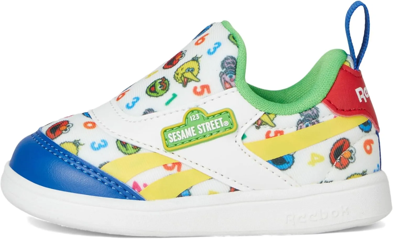 Reebok Unisex-Child Sesame Street Club C Revenge Slip on Sneaker