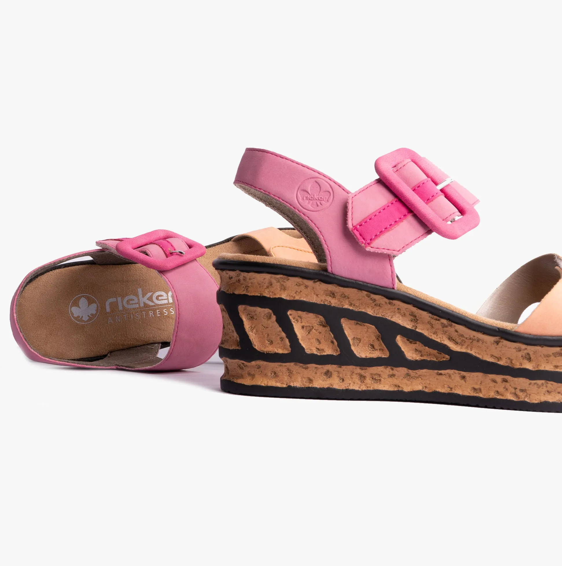 Rieker 68176-31 Womens Sandals Multi