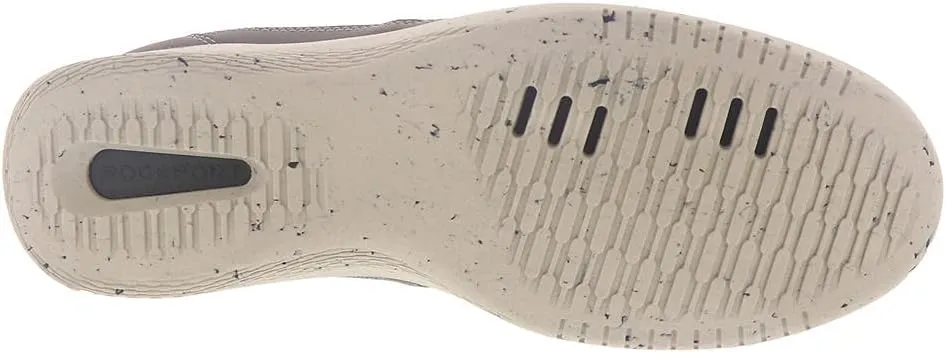 Rockport Men's Truflex Fly Slip on Mudguard Sneaker, Stone Multi, 12