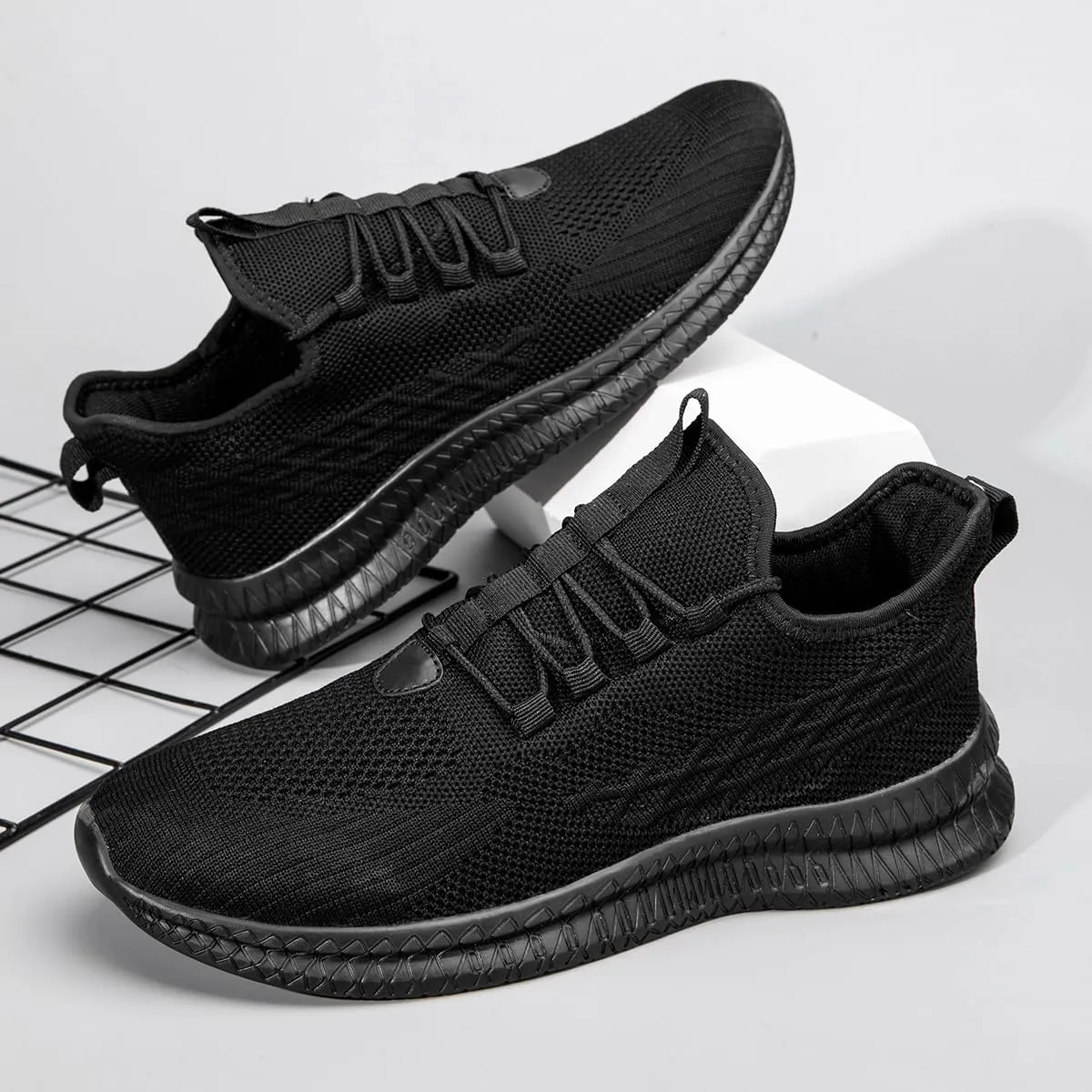 Running Shoes for Men Casual Slip on Tennis Walking Sneakers Lightweight Breathable Mesh Fashion Gym Athletic Sports Workout Shoes