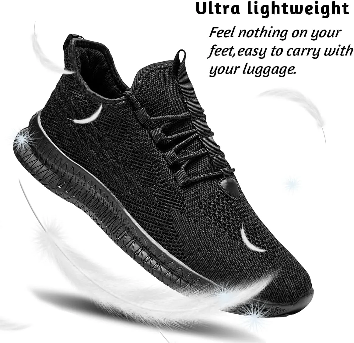 Running Shoes for Men Casual Slip on Tennis Walking Sneakers Lightweight Breathable Mesh Fashion Gym Athletic Sports Workout Shoes