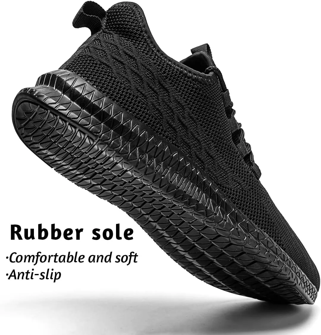 Running Shoes for Men Casual Slip on Tennis Walking Sneakers Lightweight Breathable Mesh Fashion Gym Athletic Sports Workout Shoes
