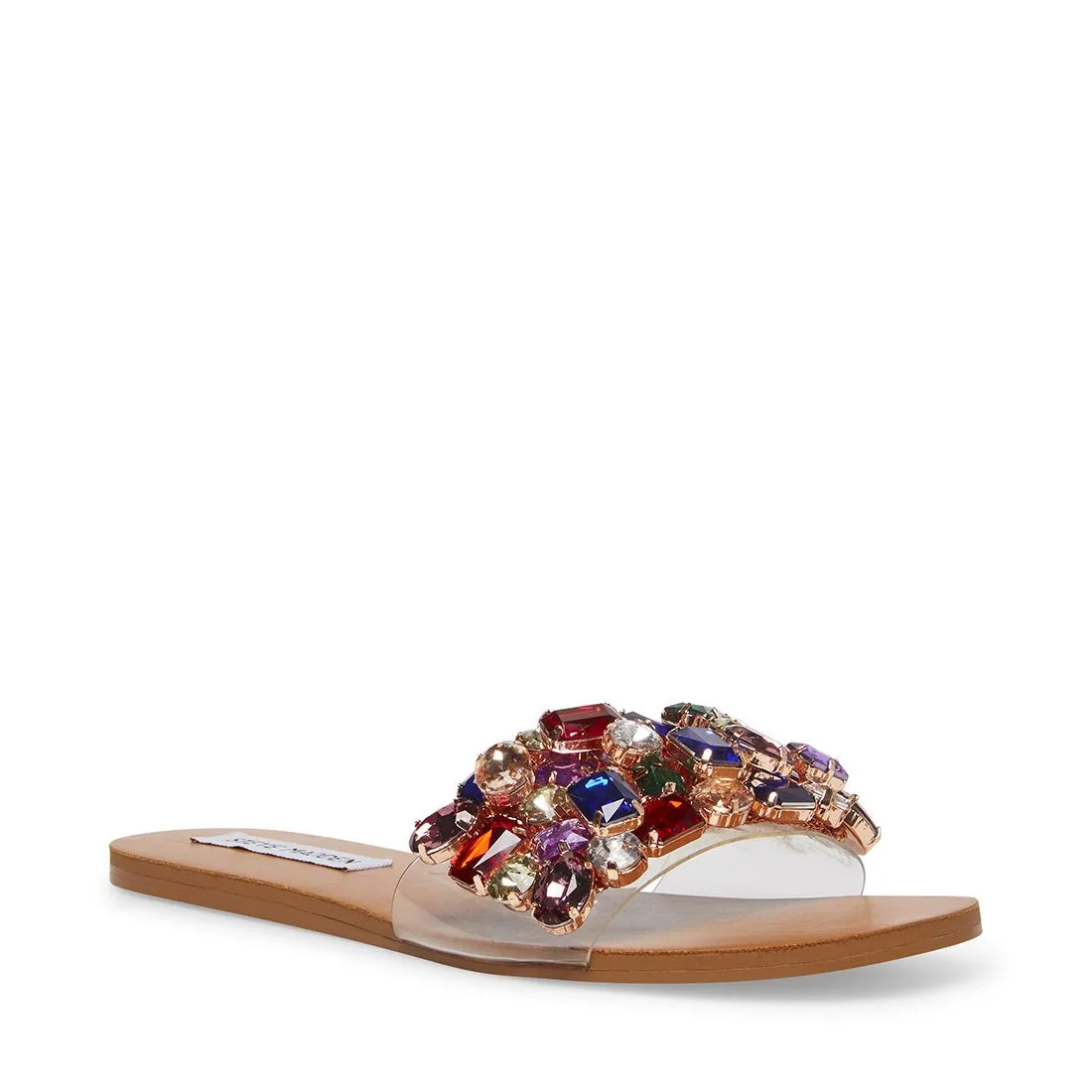 Sandals Jeweled Birthday discount Efficient customer service BRIONNA Steve Madden Multi Embellished Rhinestone Flats
