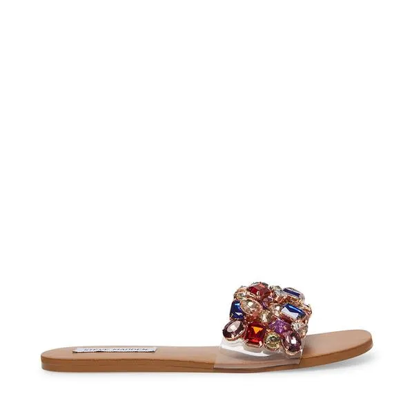 Sandals Jeweled Birthday discount Efficient customer service BRIONNA Steve Madden Multi Embellished Rhinestone Flats