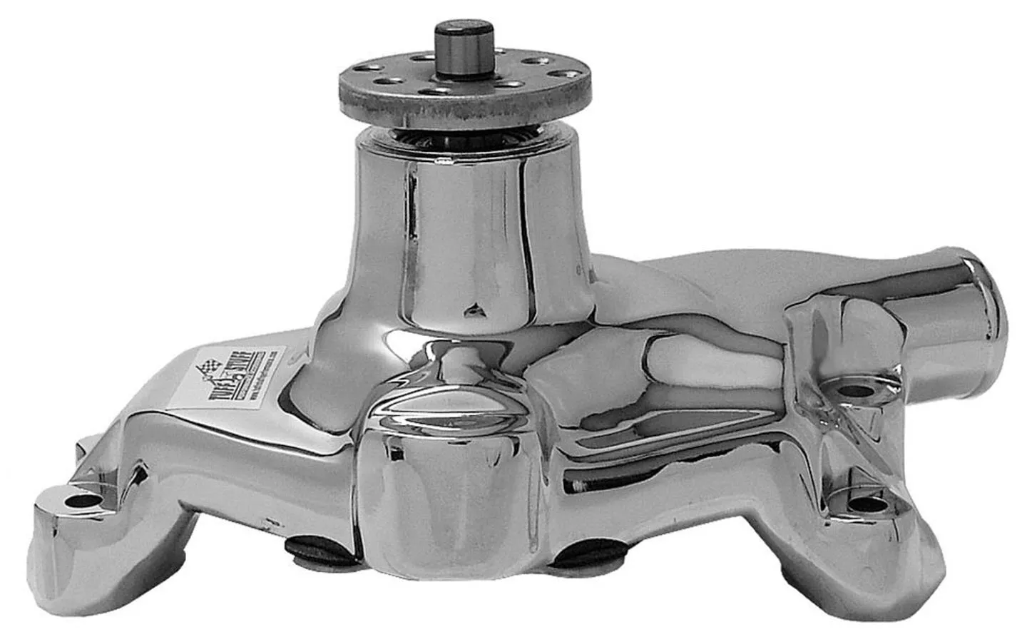 SBC Alum. Short Water Pump Polished 5/8in  -  1394NB