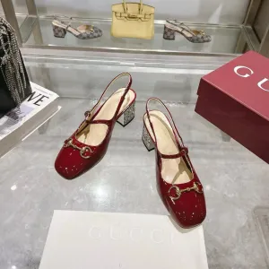 SE1603 Gucci Women's Horsebit Slingback / Size4-11