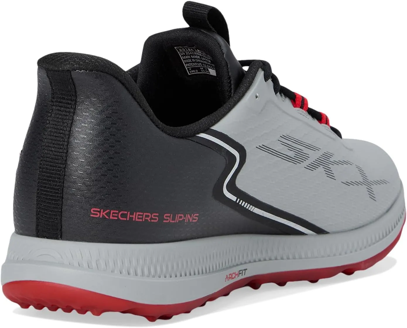 Skechers Men's Elite 6 Slip in Arch Fit Spikeless Golf Shoe Sneaker
