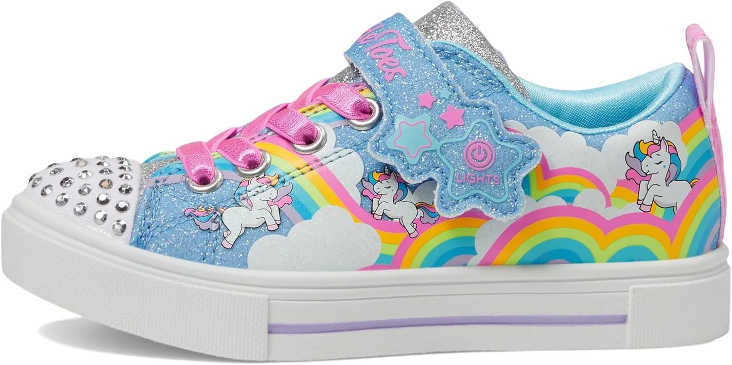 Skechers Unisex-Child Twinkle Sparks-Jumpin' Clou Sneaker