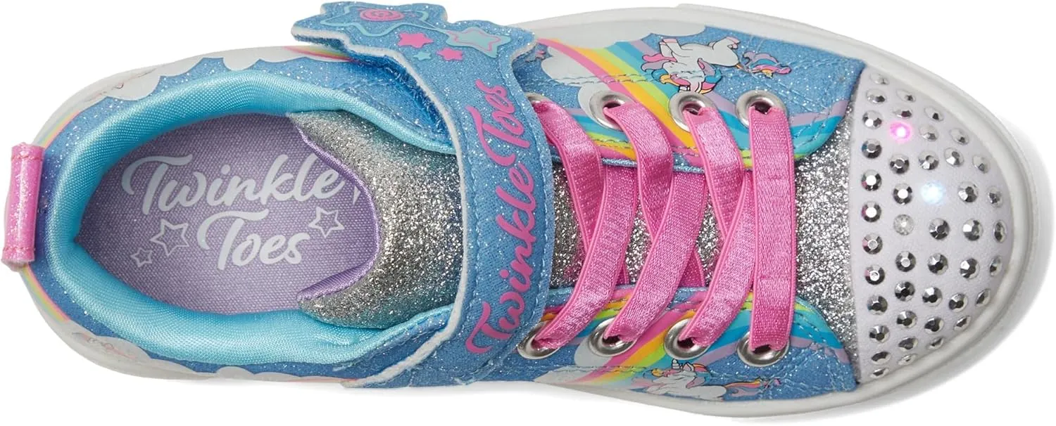 Skechers Unisex-Child Twinkle Sparks-Jumpin' Clou Sneaker