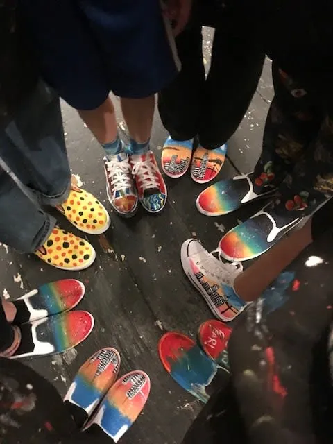 Slip-On Sneaker Painting  Kit