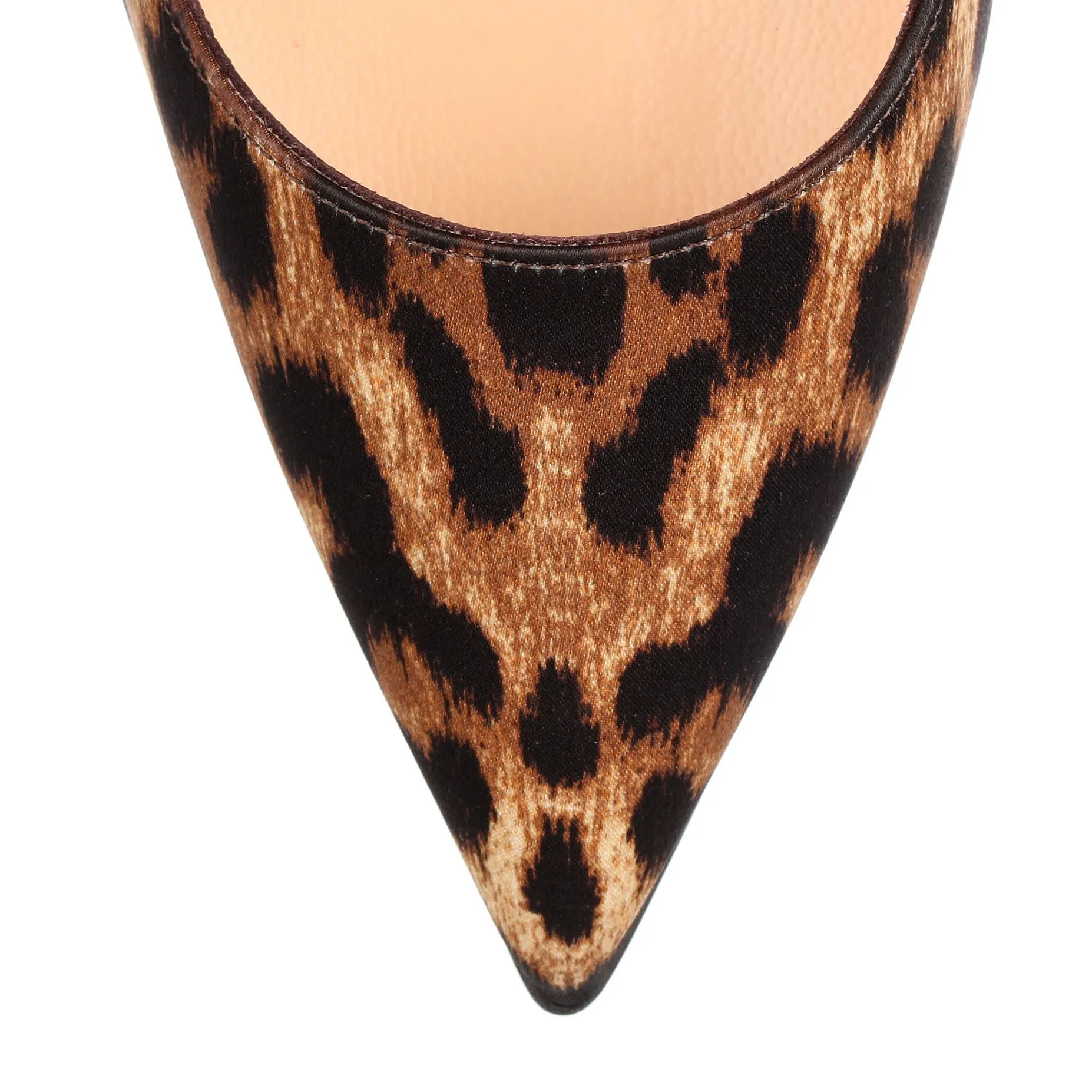 So Kate 120 satin leopard pump