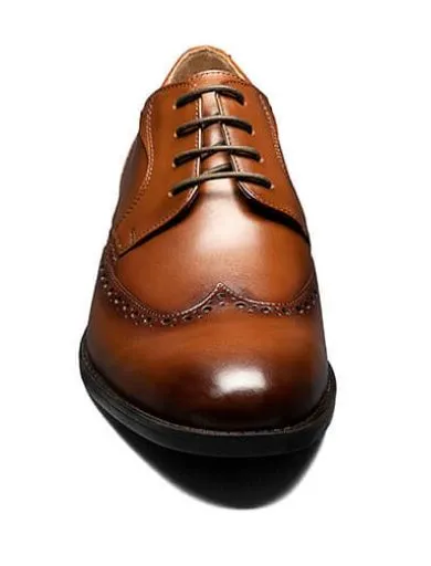 Stacy Adams Brown Barlow Wingtip Oxford Mens Dress Shoes 20197-232