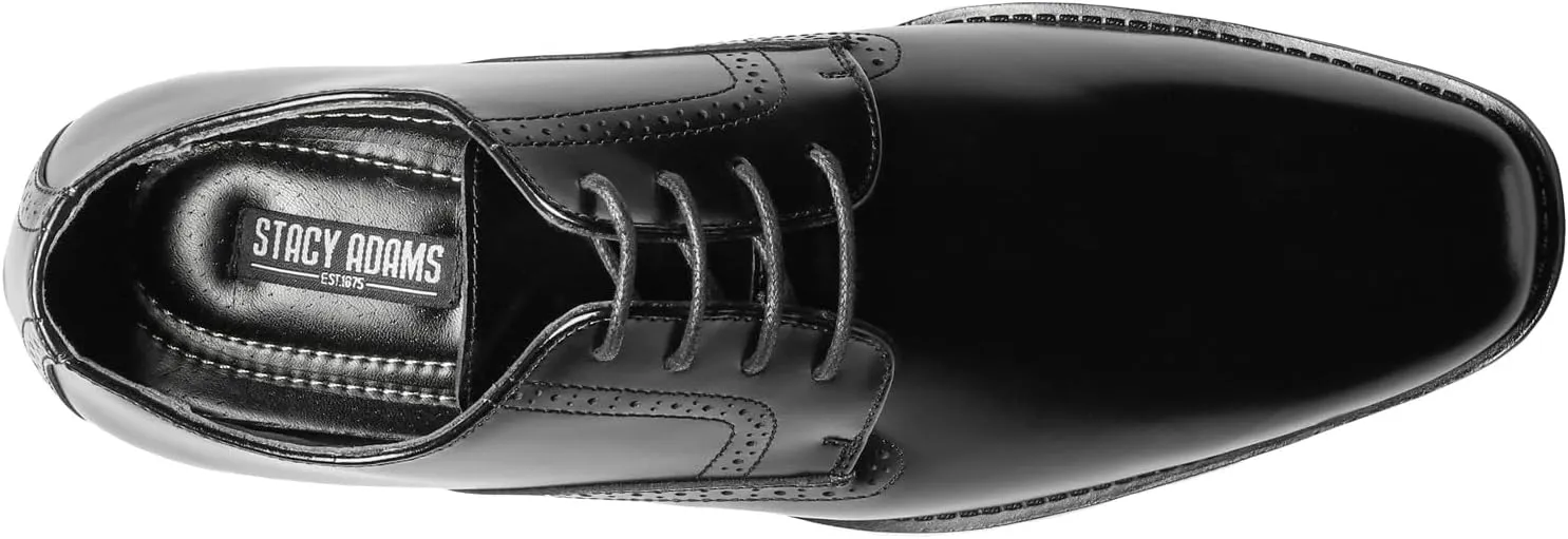 STACY ADAMS mens Ardell Slip Resistant Plain Toe Oxford