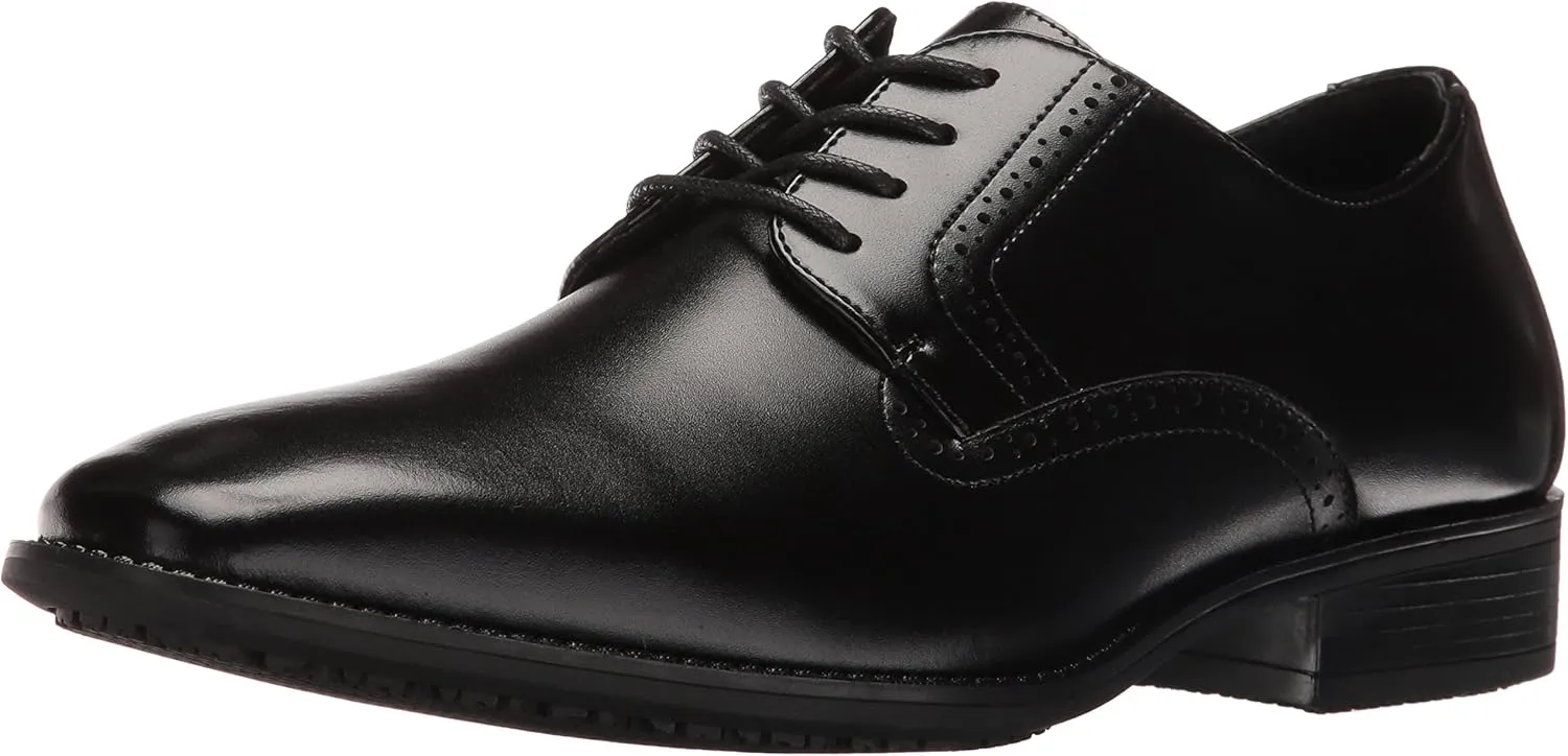 STACY ADAMS mens Ardell Slip Resistant Plain Toe Oxford