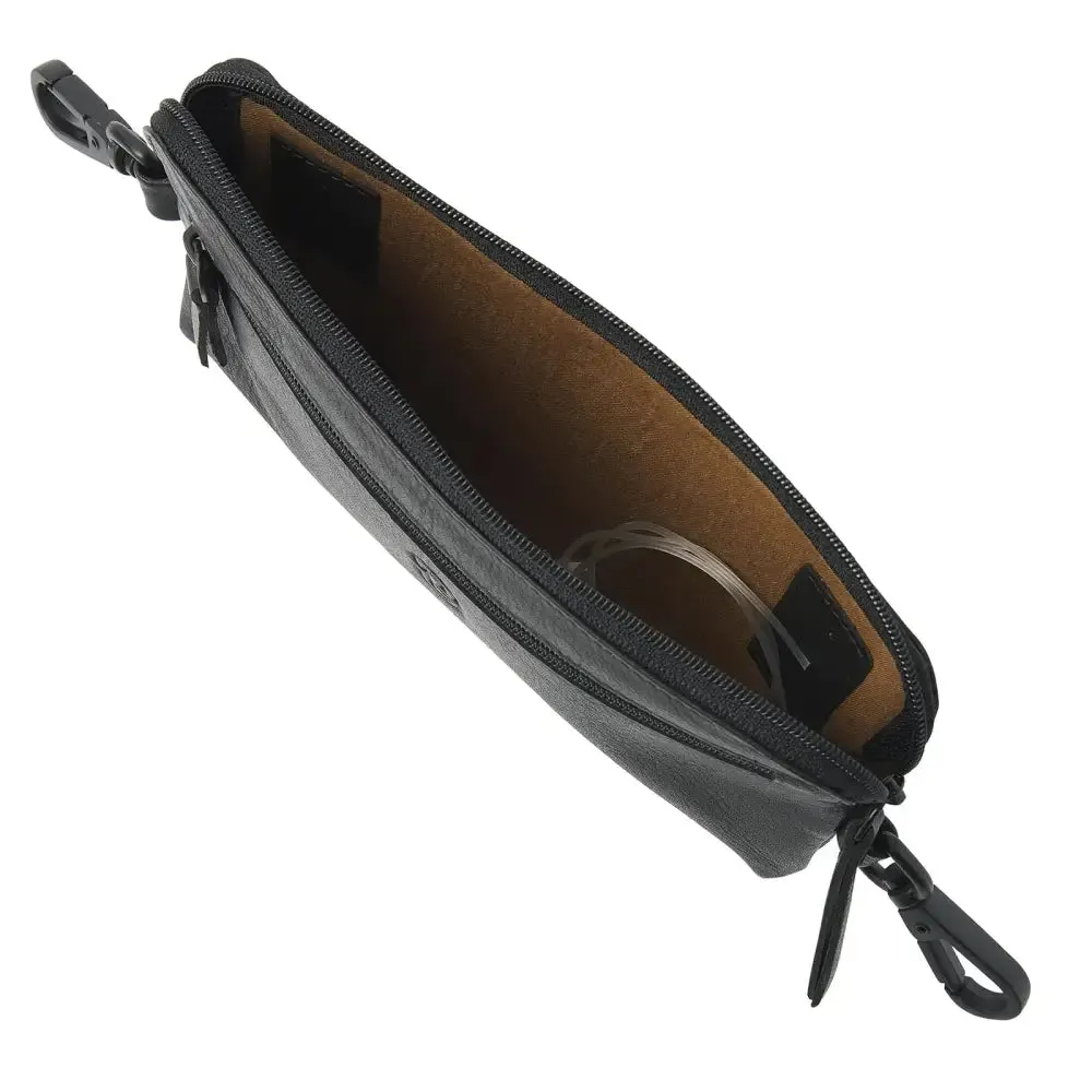 Stylish Leather Bag: Convenient Waist Pack for Insulin Pump and Essentials