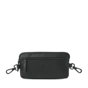 Stylish Leather Bag: Convenient Waist Pack for Insulin Pump and Essentials