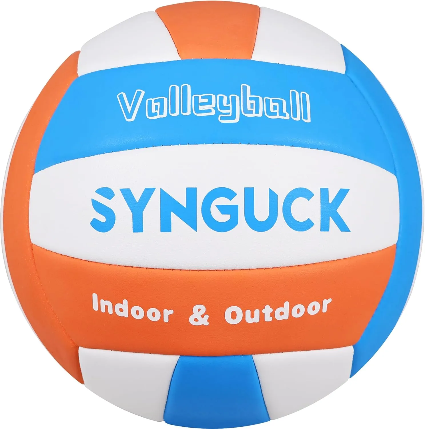 SYNGUCK Size 5 Volleyball,Official Soft Indoor Outdoor Volleyballs Sports Training Game Play Ball for Youth, Teenager, Adult