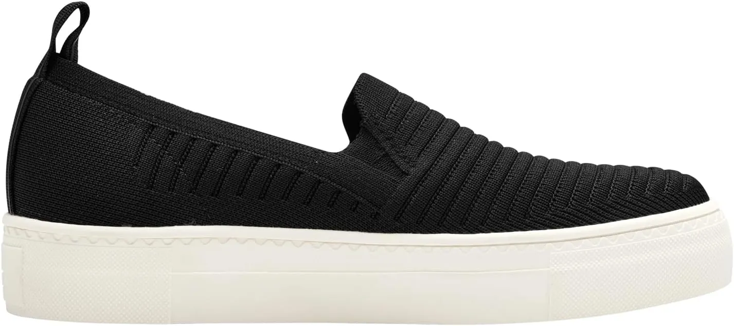 Tamaris Sock Slip-on Sneaker in Black Fabric - 1-1-24704-42001 - Size