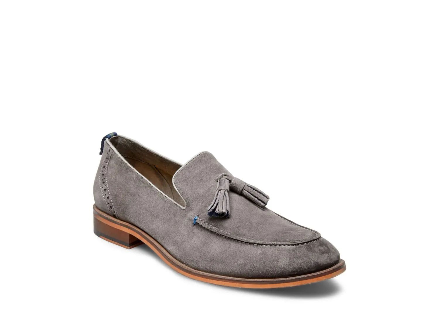 TASSLER GREY SUEDE