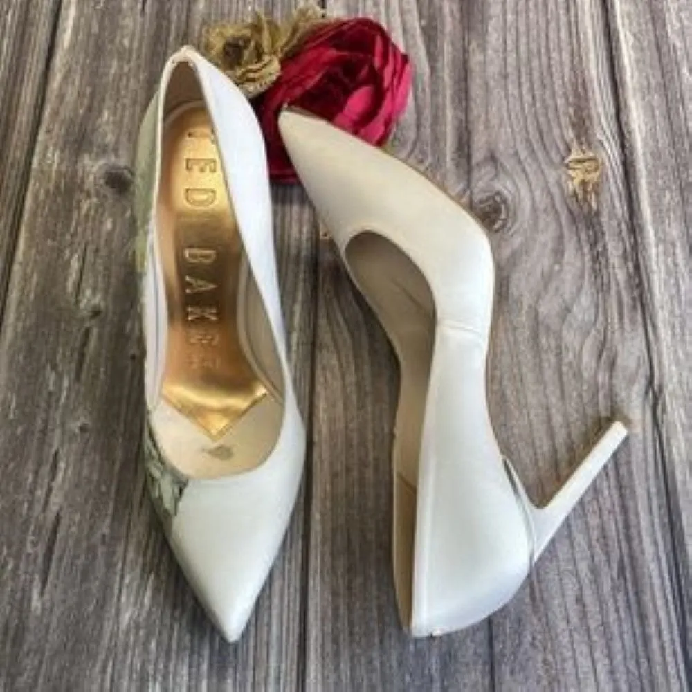 Ted Baker London Mwelni Pink Pointed Toe Pumps 40.5M