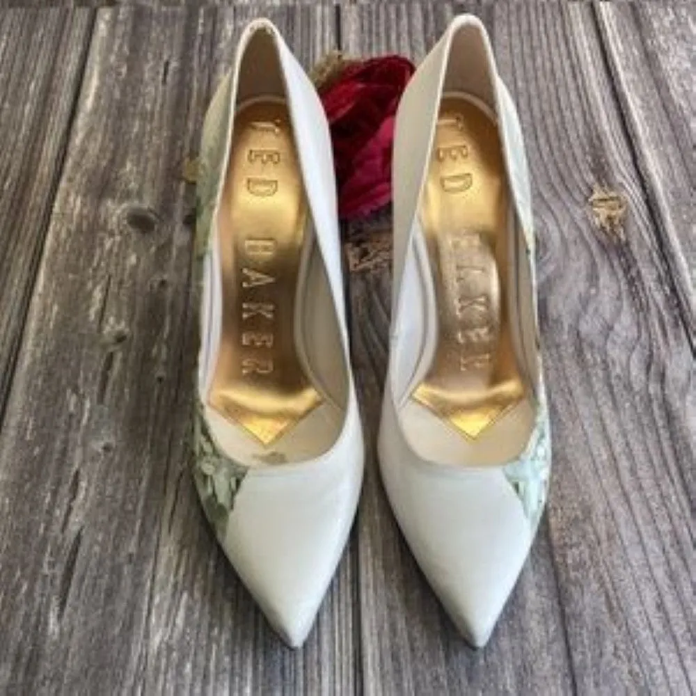 Ted Baker London Mwelni Pink Pointed Toe Pumps 40.5M