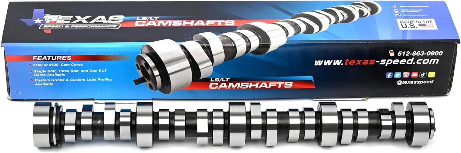 Texas Speed TSP Magic Stick Stage 4 Cam, Spring Kit, Chromoly Pushrods, Gaskets: 239/242.649"/.600", 111.5 LSA, 110 ICL Camshaft 4.8 5.3 5.7 6.0 6.2
