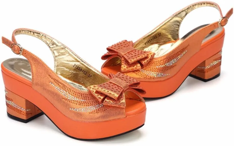 Textured Banquet Heels Purse Combo African Elegant Wedding Shoe Accessories
