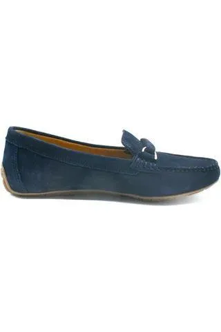 The Flexx Lionel, Navy Suede Loafer