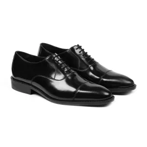 The Oxford Gentleman | Toe Cap Mens Leather Shoes