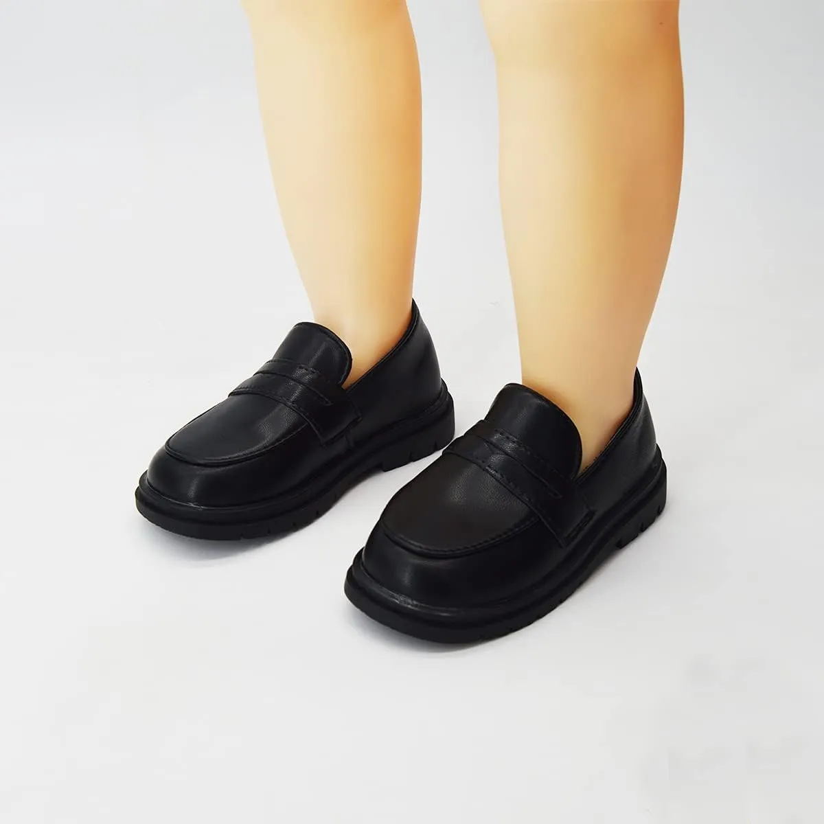 Timatego Toddler Boys Girls Oxford Shoes PU Leather Lace Up School Loafer Flats Baby Infant Uniform Dress Shoes(Toddler/Little Kid)