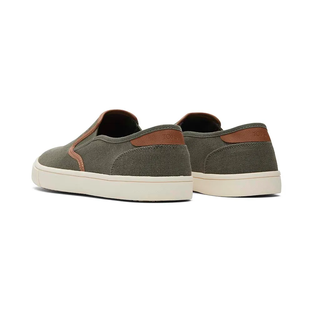Toms Baja Men's Slip On - Synthetic Nubuck Trim